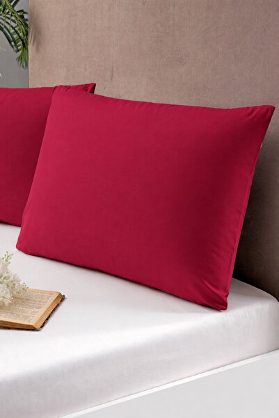 Pierre Cardin 2-Pack Cotton Satin Pillowcase Redberry
