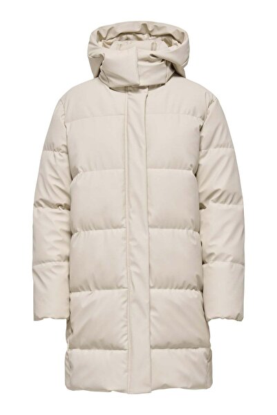 ONLY Pumice Stone Women / Girls Onlagnes Coated Long Puffer Coat Otw Model Co...