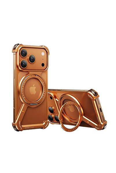 REDz Accessories Carcasă metalică premium cu cadru în formă de Z, iPhone 17 P...