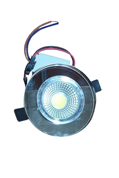 Helios Dekoratif Cam Spot Led Dahil 8watt Cob Led Beyaz Işık