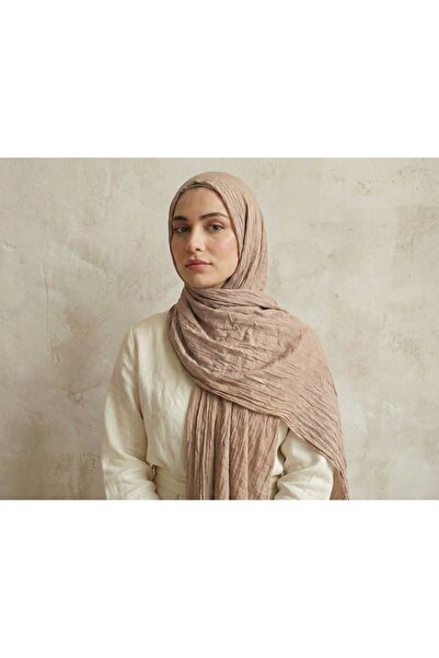 moodşal Siyah Haki Bambu Kraş Şal