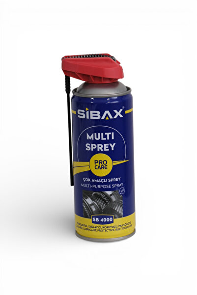 Sibax SB4000 400 ml Çok Amaçlı Multi Sprey | Temizlik, Korozyon & Bakım Spreyi