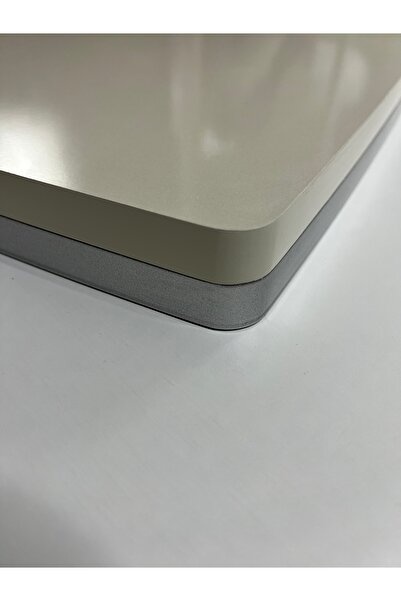 AKSET LÜX GÜMÜŞ ZİGON BÜYÜK BOY SEHPA TABLASI 60*41 CM