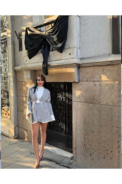 Sultan Ulu Butik Gül Tasarım Ceket Elbise