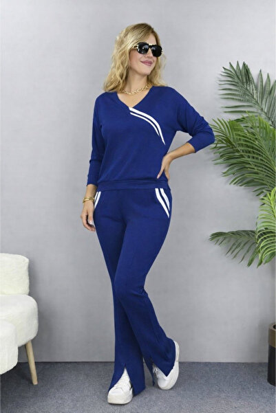 Modayakamoz Νέα σεζόν Γυναικεία μακρυμάνικη μπλούζα με λαιμόκοψη V και λεπτομ...