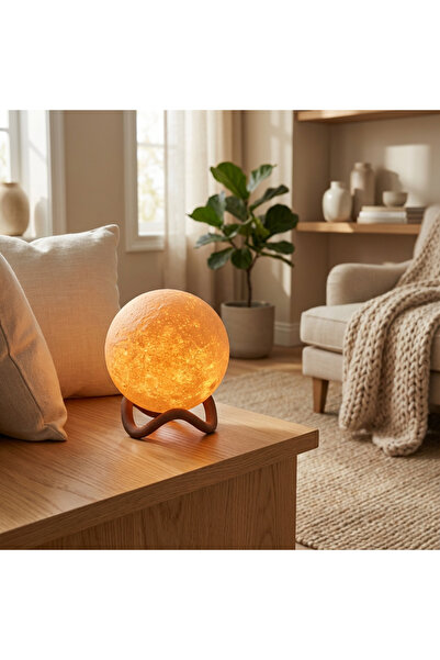 Koren Atelier The Moon - Kablolu Masaüstü Dekoratif Aydınlatma