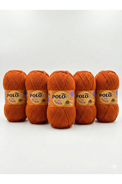 Polosu Lüx Patiklik El Örgü İpi 5 Adet (5’li Avantaj Paket)-NO:364