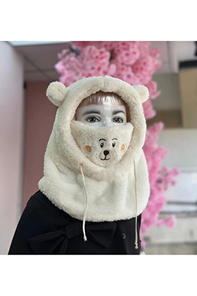 ÇAĞLA KURT Krem teddy sapka&atki