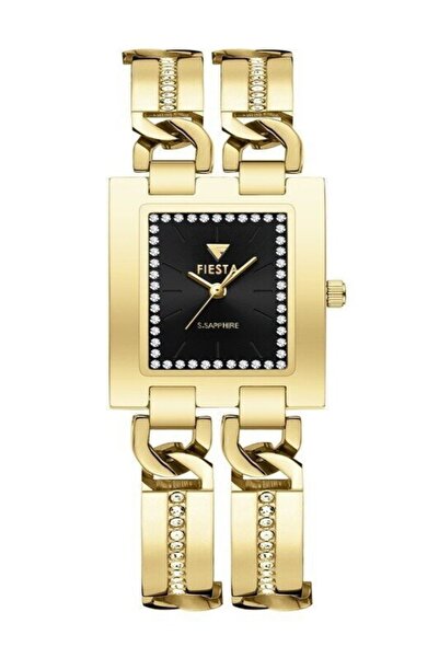 Fiesta F24097L Steel Band,Sapphire Scratch Resistant,5 Atm Women's Wristwatch