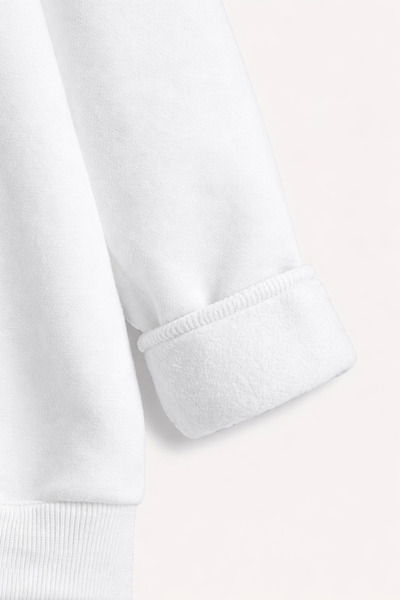 MODA Hanorac cu glugă pentru copii Cute Bee cu imprimeu White tricou