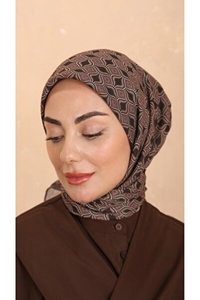 locella Soft Pamuk Eşarp Kahve