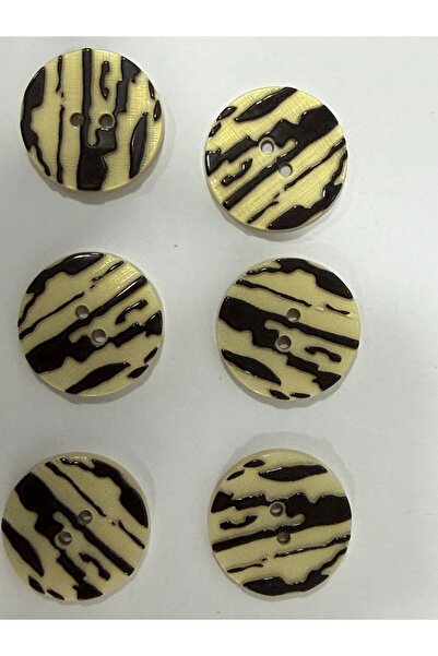 kendim fashion Zebra Patterned Two Hole Decorative Button -Polyaster 28''-17,...