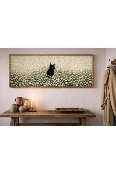 woodhomeworks Tek Parça Gerçek Ahşap Yatay Panorama Çerçeveli Tablo miniğim