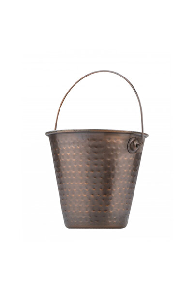 Culinaro Mini ANTIQUE embossed sauce bucket made of stainless steel with copp...