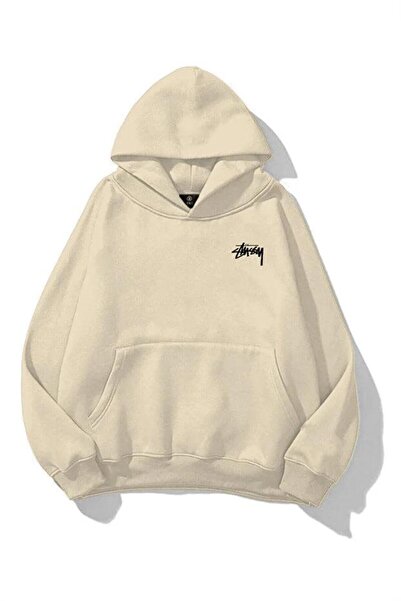 DİVİN Unisex Stüssy Zar Sweatshirt White