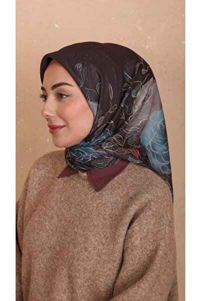 locella Soft Pamuk Eşarp Kahve