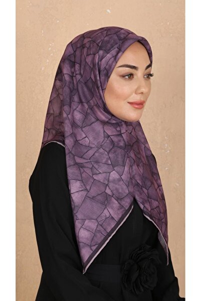 locella Soft Pamuk Eşarp Mor