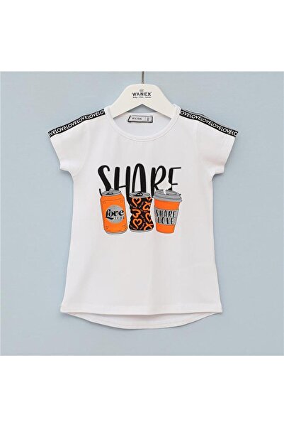 WANEX Girl's Short Sleeve T-Shirt - 32579 - White
