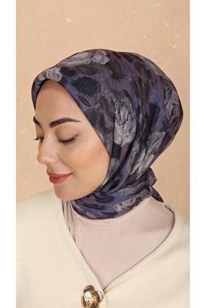 locella Soft Pamuk Eşarp Mor