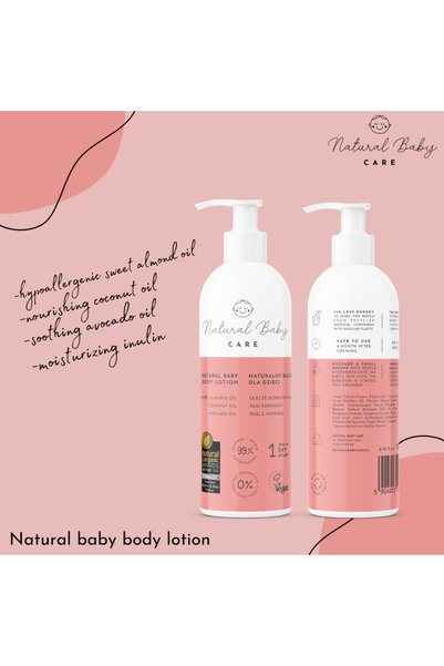 Natural Baby Care Lotiune de corp naturala pentru bebelusi 0+, 200ml