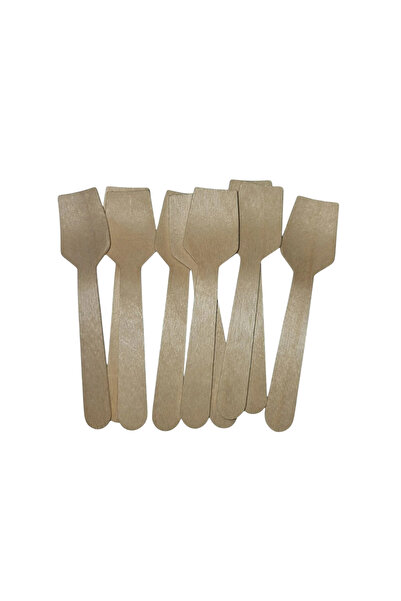 usin 100Pcs Wooden Mini Stirring Spoon for Tea Coffee Ice Cream Spoon for Off...