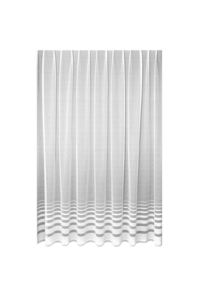 TREI STEJARI Perdea de Pascani, model 5112, 400 cm x 180 H, albă