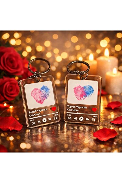 Two Two Set de 2 pentru a face chei cu amprentă digitală, pentru prietenie, p...