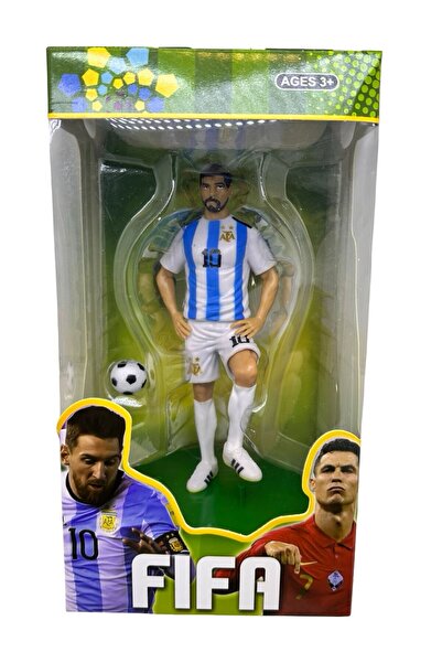 JPT Figurină de fotbal albastră de 16 cm - Ediția Messi