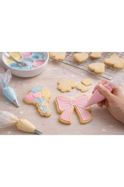 Dekor 🎀   Balloon & Bow Figure Cookie Mold Set 🎈