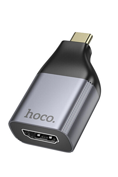 hoco. Ua33 Plug and Play Type-C to HDMI 4K Converter - Gray