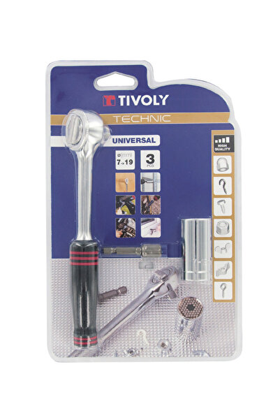 Tivoly Πρίζα γενικής χρήσης 3/8'' με ακίδες 3/8''