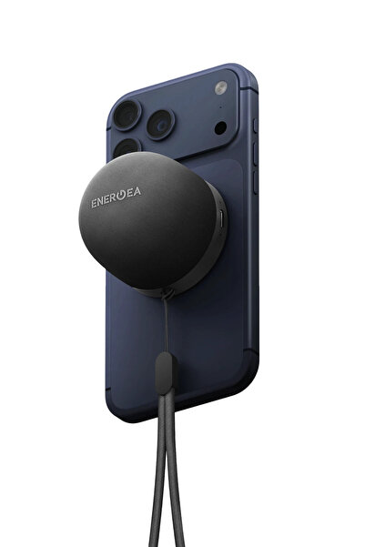 Energea MagAudio Go BT 5.4 Taşınabilir MagSafe Kablosuz Hoparlör - Siyah