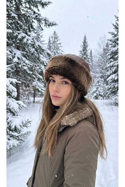 LAGRANZE жіноча розкішна хутряна зимова шапка