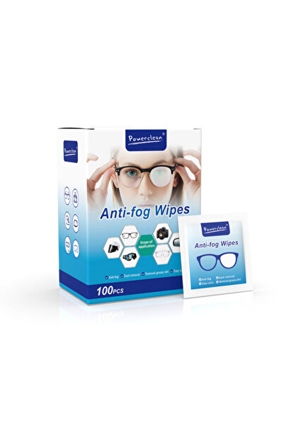 Techsuit Pack of 100 Anti-Fog Glasses Wipes ETSA1