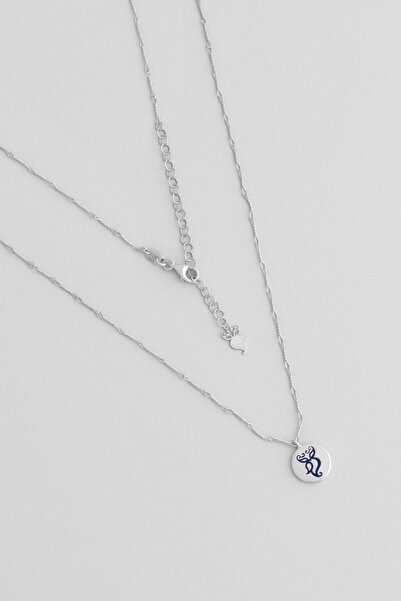 So CHIC... Mistik Rüya 18 Ayar Beyaz Altın Kaplama 45 Cm Gümüş Uğurlu Baykuş ...