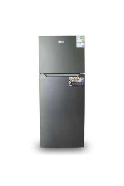 Icone ثلاجة وفريزر فضيان بطول 11 قدمًا وسعة 311 لترًا