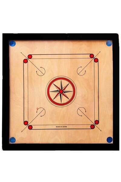 Toybox Large Carrom 36x36 inch Board With Coins-Striker Set Great Quality Fam...