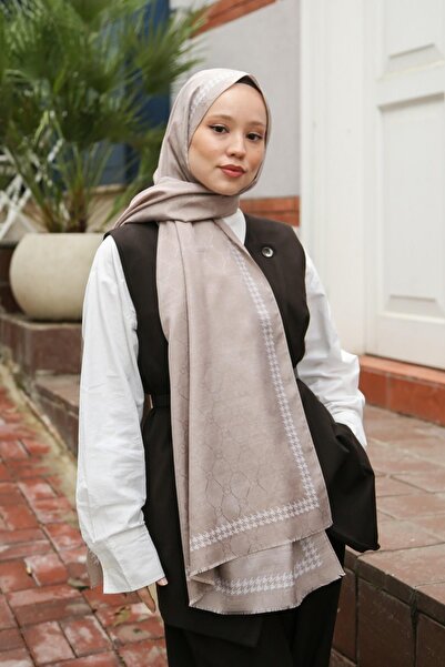 Hint İpek Monogram Şal MONOV02-26