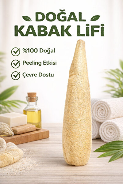 geula LİMPEZA Doğal Ham Kabak Lifi 60 cm (bulaşık, duş, temizlik)