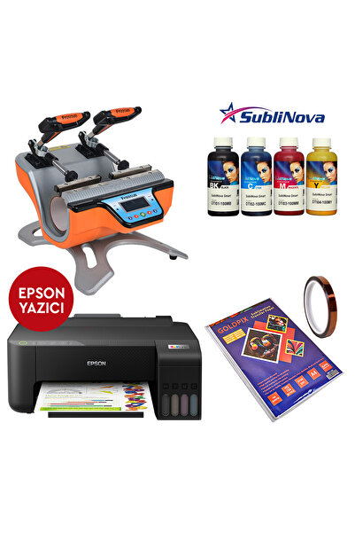 Goldpix Süblimasyon Kupa Baskı Makinesi Seti - Kupa Presi - A4 Sublimasyon Ya...