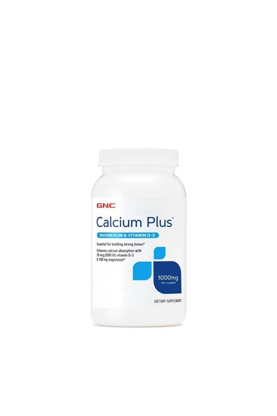 G.N.C Gnc Calcium Plus Magnesium Vitamin D3 120 Tablets