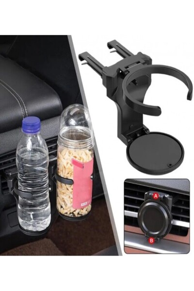 Generic Brand Foldable Practical Car Cup and Bottle Holder Can Be Mounted on the Vent