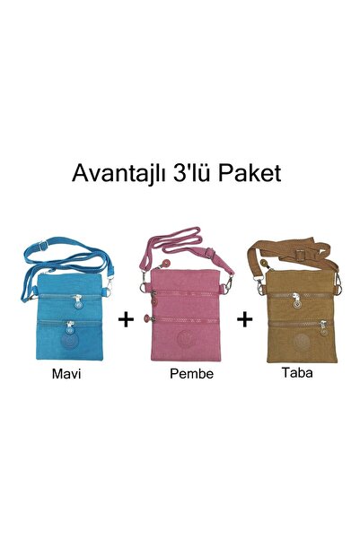 571 Collections Çanta Cross-Strap Three-Compartment Phone Holder Advantageous...