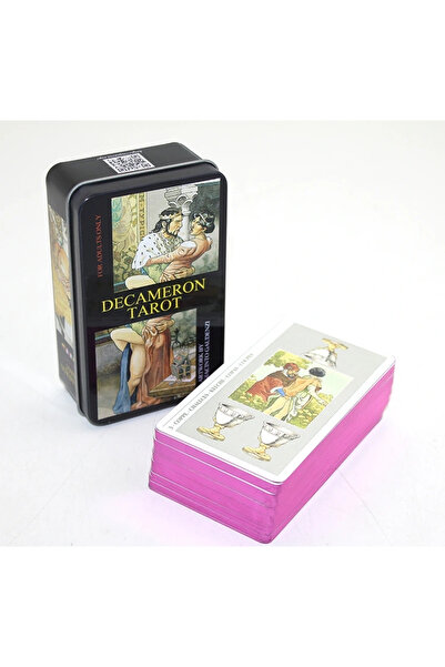 OEM Decameron Metal Boxed Tarot Card Alk2768