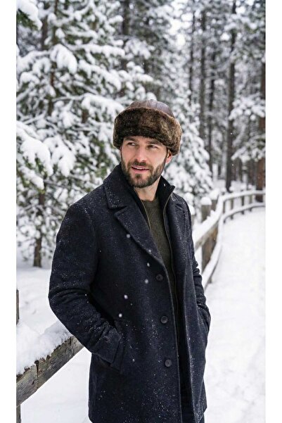 LAGRANZE Men's Luxury Fur Winter Hat