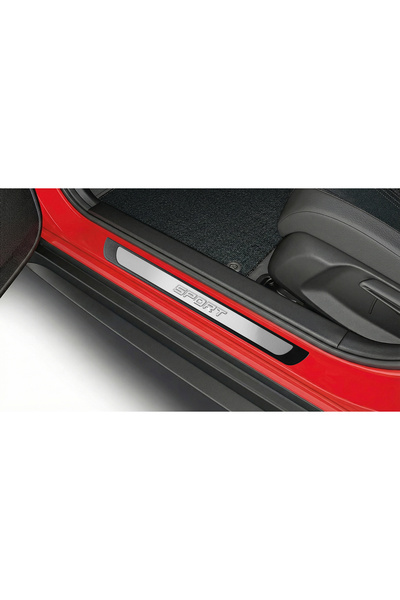 FAMS OTO AKSESUAR Fiat Egea 3D Krom + ABS Kapı Eşiği Koruma Sport Line 2015-2...