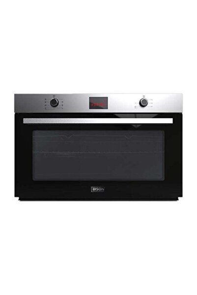 Edison Built-in Electric Oven, Stainless Steel, 90 cm
