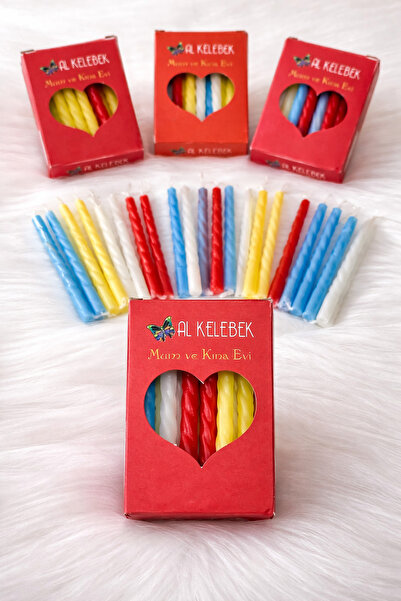 ZEYMERADE 20 Adet Parti Mumu, Bride Kutlama Pasta Kına Gecesi Düğün Doğum Gün...