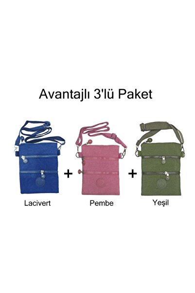 571 Collections Çanta Cross-Strap Three-Compartment Phone Holder Advantageous...