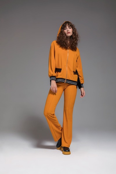 KASHA 23Kp023 Elastic Waist Pants